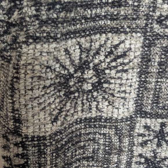 Vintage Eric Alexandre Black and Cream Knit Patterned Vest Size 40 Large Womens - Picture 9 of 11